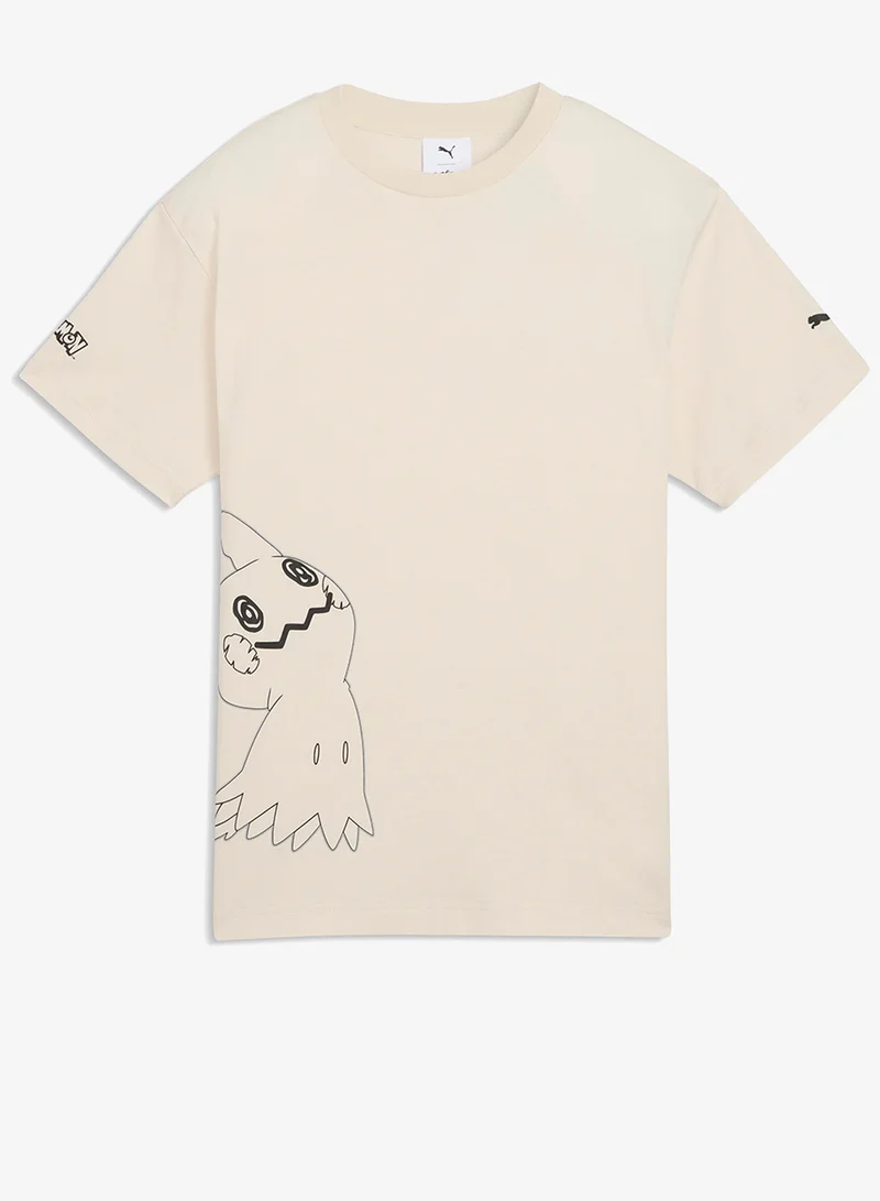 بوما تيشيرت بوكيمون شبابي مطبوع مريح